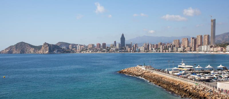 panorámica de Benidorm